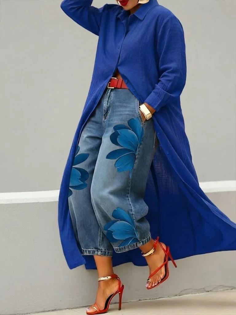 ANALIE | FLOWING SHIRT DRESS