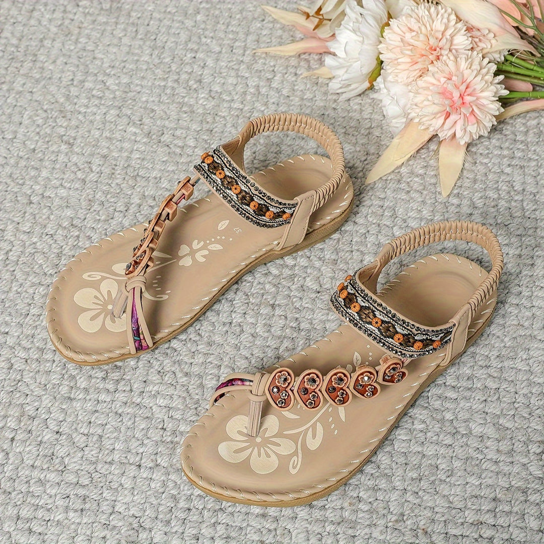 SILVIA | PIPER BEADED SANDALS