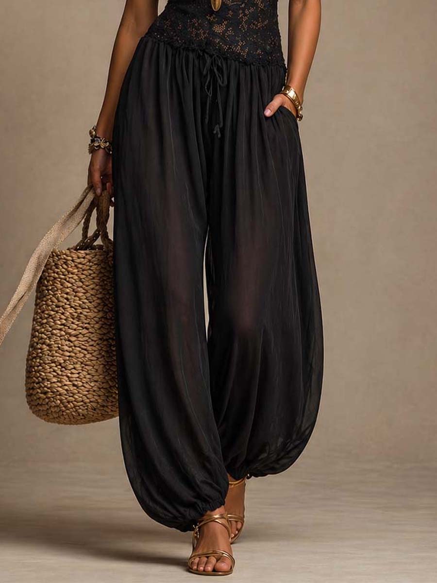 NANETTE | LACE WIDE-LEG JUMPSUIT