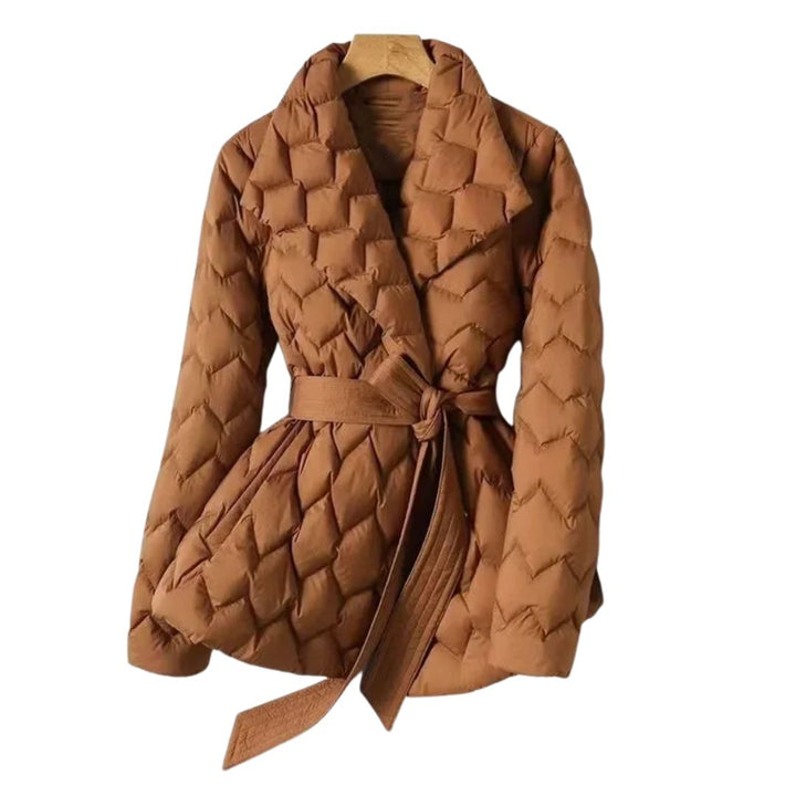 VALERIE | QUILTED WRAP COAT