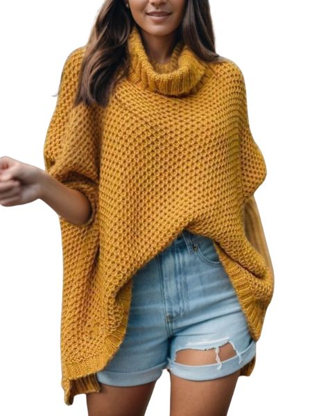 LUCY  | SOLID DOLMAN SLEEVE SWEATER