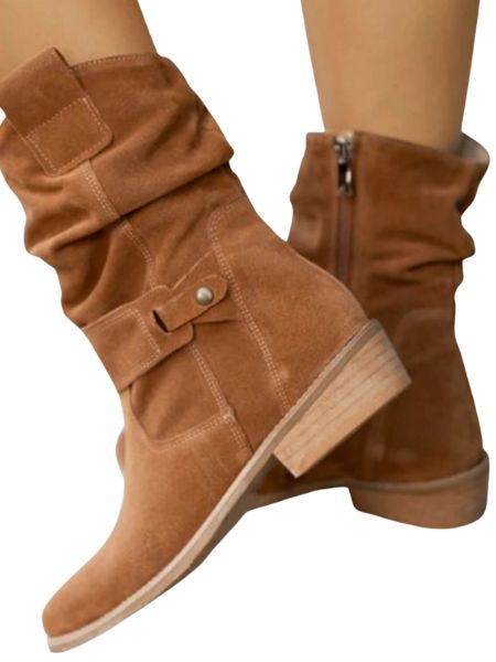 THORA | MIDCALF SUEDE BOOTS