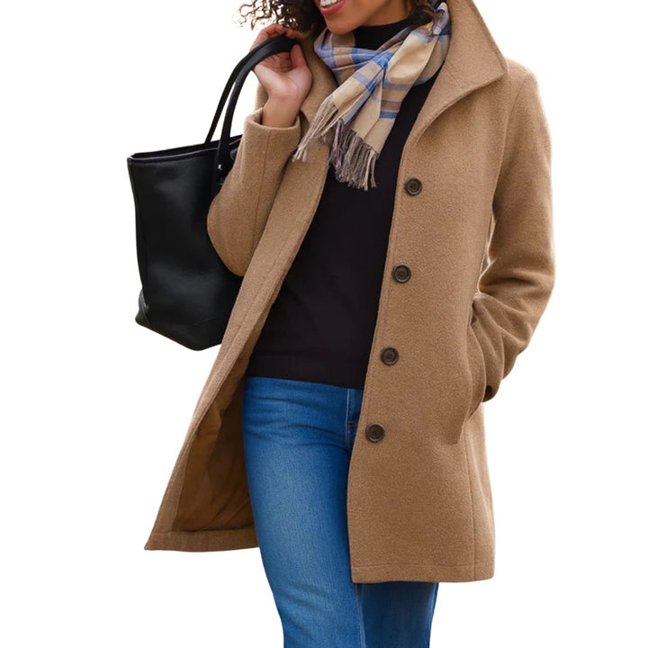 VIVIAN | ELEGANT WOOL-TOUCH COAT