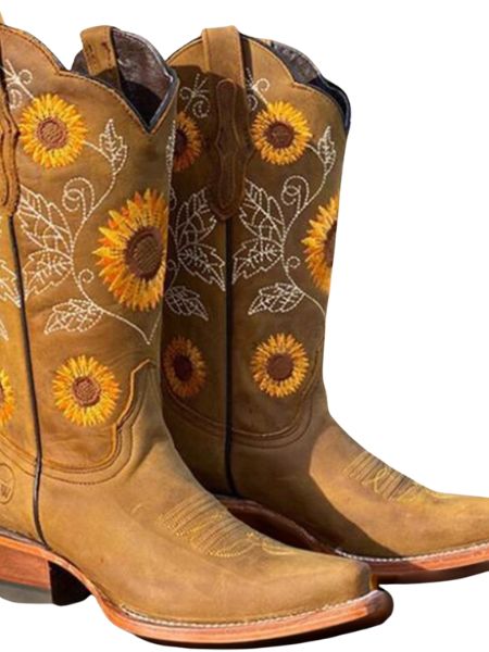 SELA | EMBROIDERED HIGH BOOTS