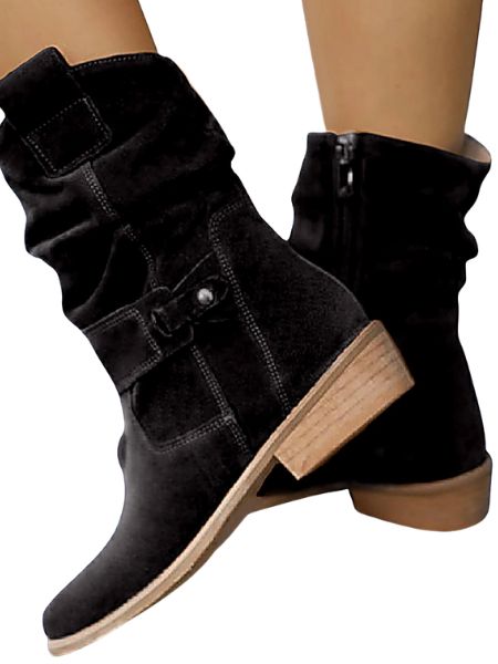 THORA | MIDCALF SUEDE BOOTS