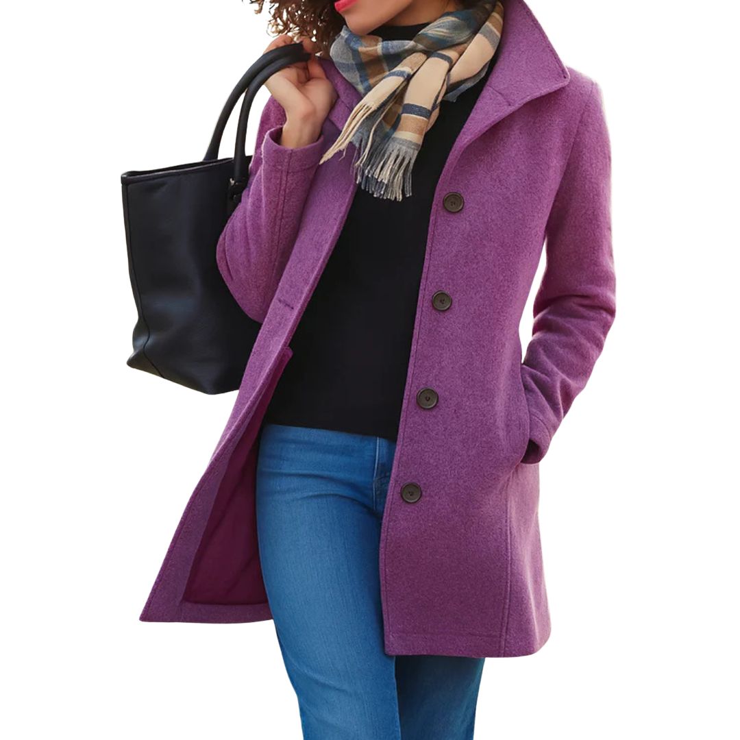 VIVIAN | ELEGANT WOOL-TOUCH COAT