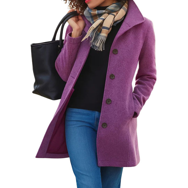 VIVIAN | ELEGANT WOOL-TOUCH COAT