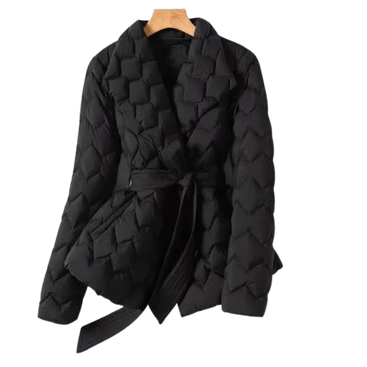 VALERIE | QUILTED WRAP COAT