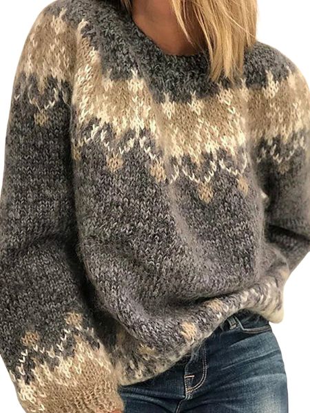 RIVER | NORDIC PATTERN SWEATER