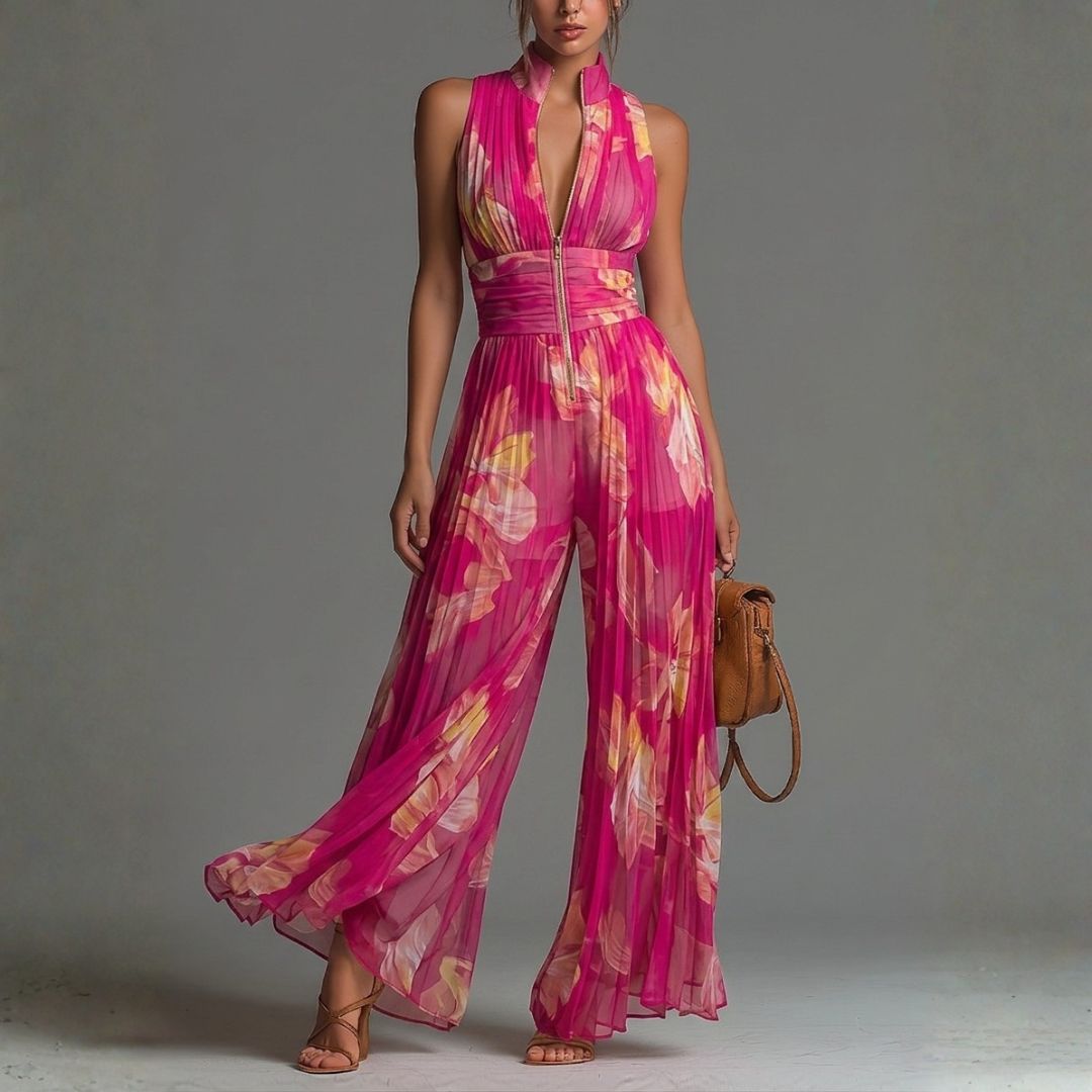 ISBEL | ELEGANT FLORAL JUMPSUIT