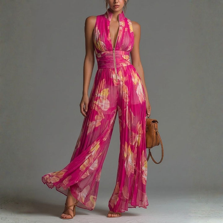 ISBEL | ELEGANT FLORAL JUMPSUIT