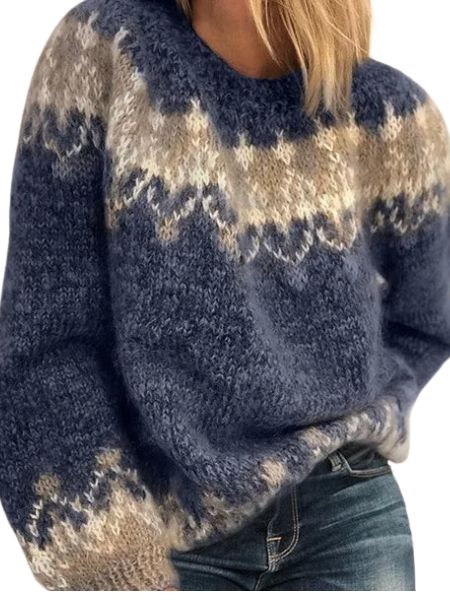 RIVER | NORDIC PATTERN SWEATER