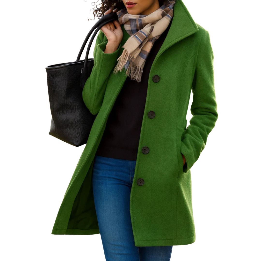 VIVIAN | ELEGANT WOOL-TOUCH COAT