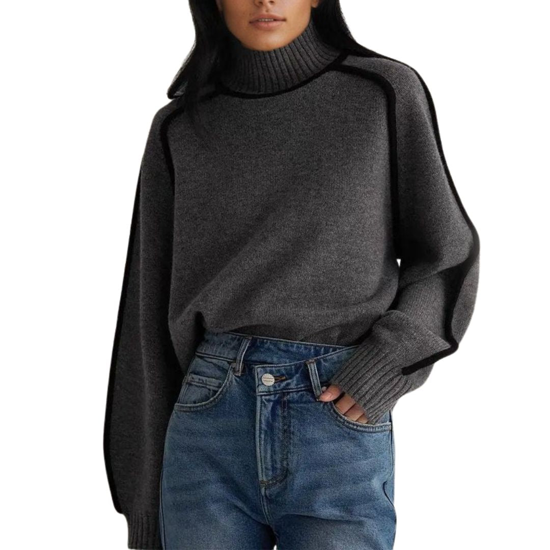 ALISON  | COMFORTABLE ROLL-NECK SWEATER