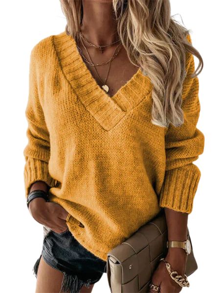 NOVA | KNITTED V-NECK SWEATER