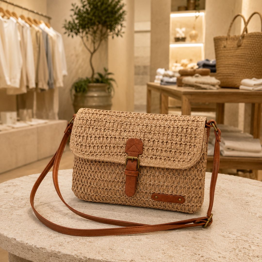 EMILY | WOVEN CROSSBODY BAG