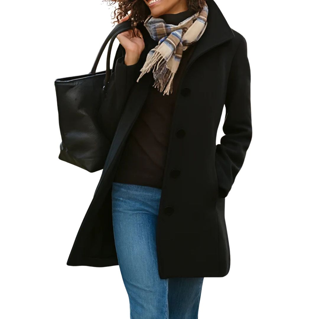 VIVIAN | ELEGANT WOOL-TOUCH COAT