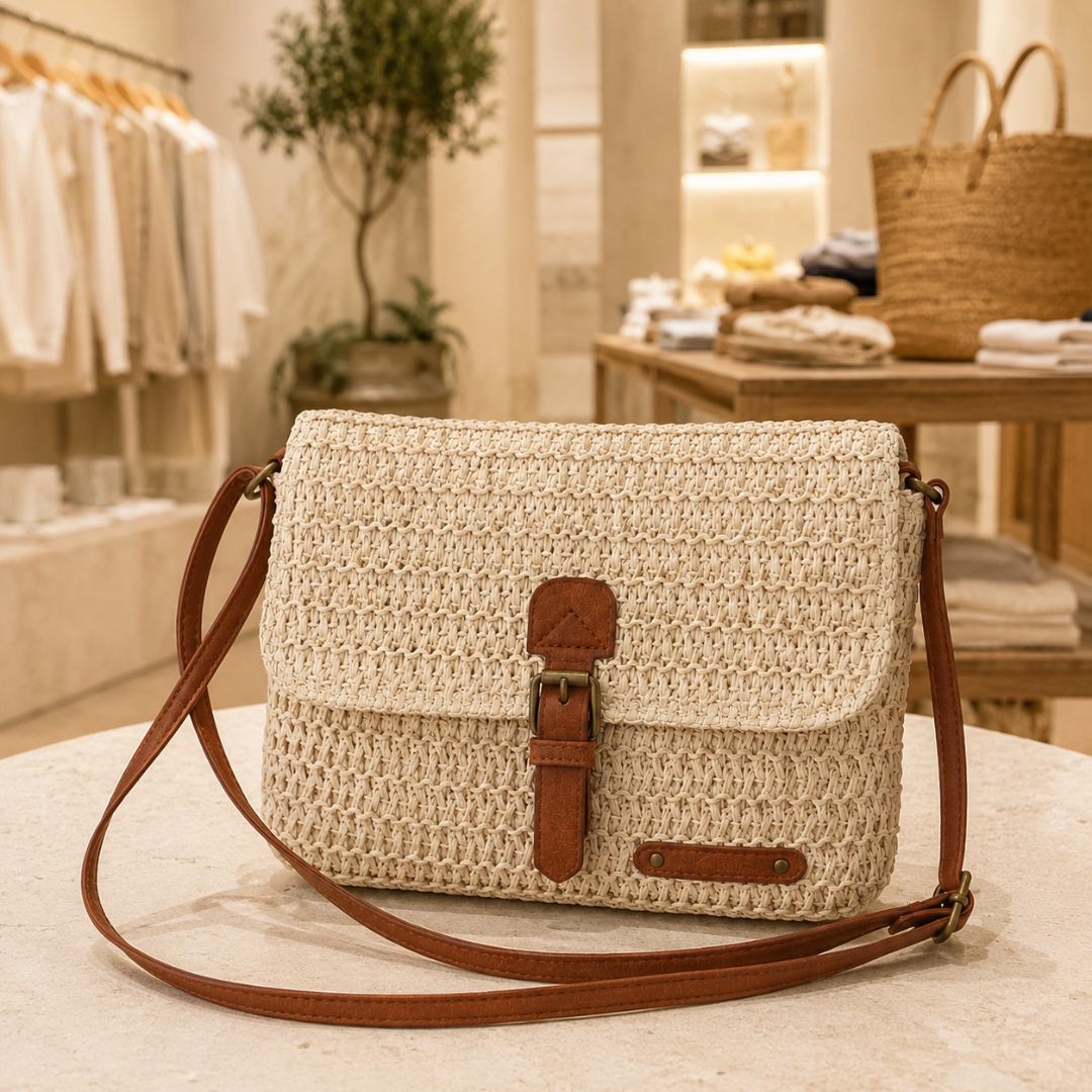 EMILY | WOVEN CROSSBODY BAG