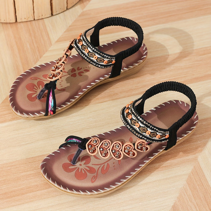SILVIA | PIPER BEADED SANDALS