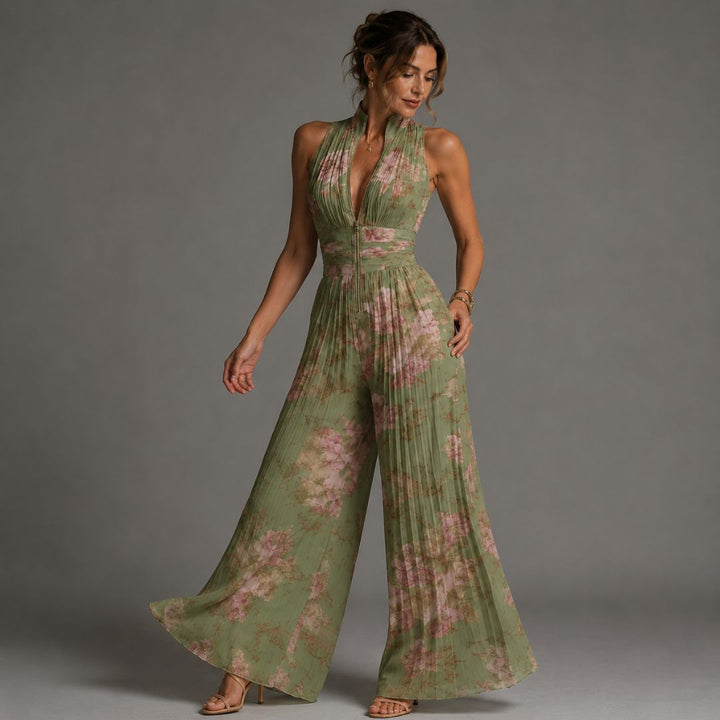 ISBEL ELEGANT FLORAL JUMPSUIT