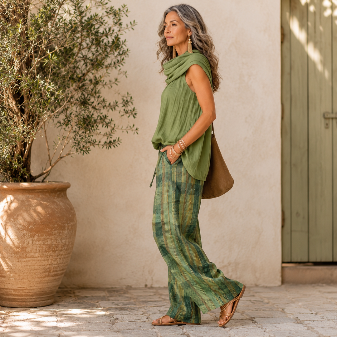 ESSENZA | BOHO WIDE-LEG TWO-PIECE SET