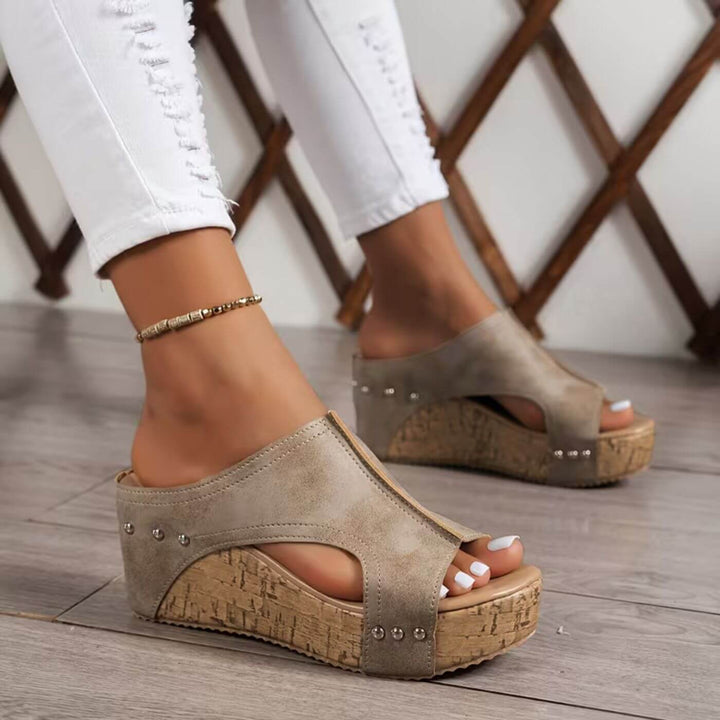 LILLIAN | COMFORT WEDGE SANDALS