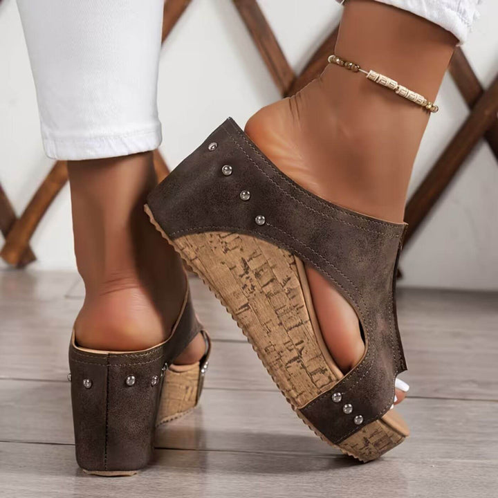 LILLIAN | COMFORT WEDGE SANDALS