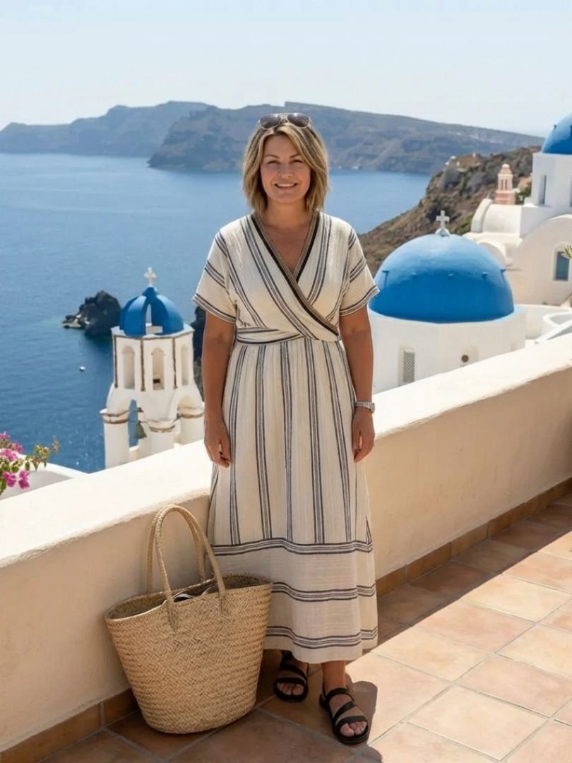 SANTORINI SUMMER DRESS