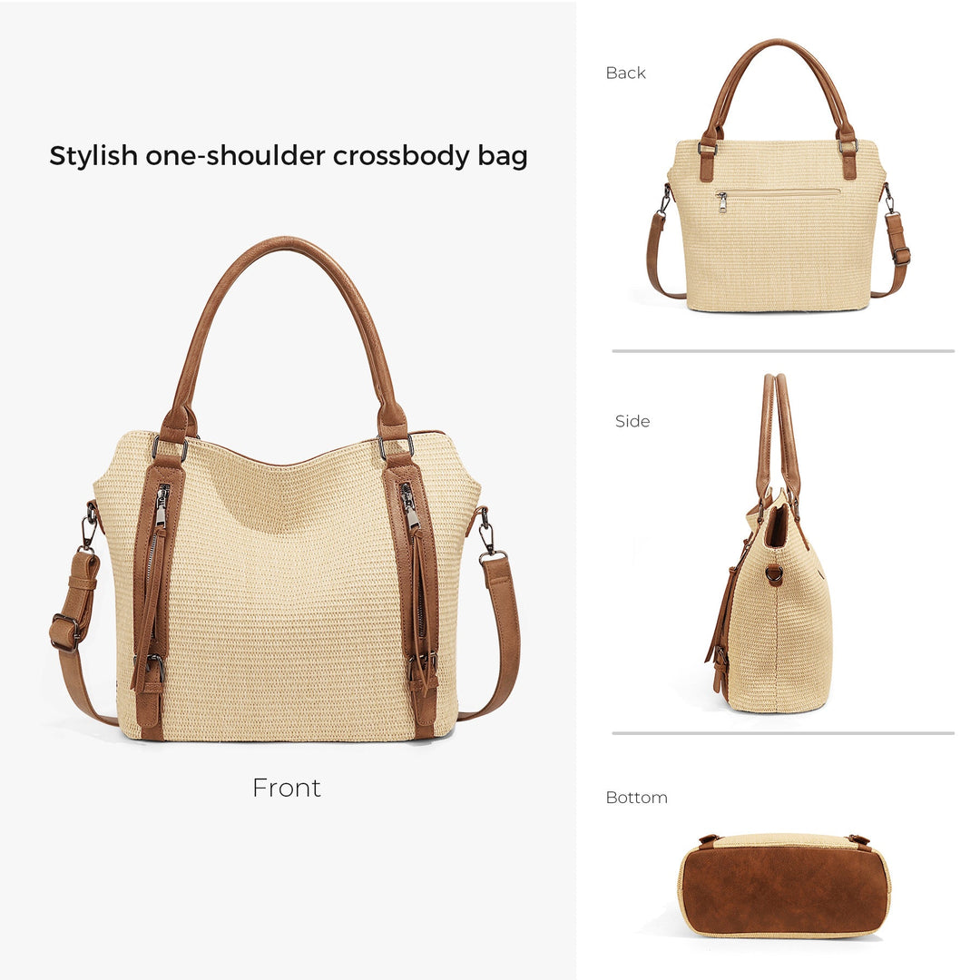 HARPER | CHECKERED HOBO TOTE BAG