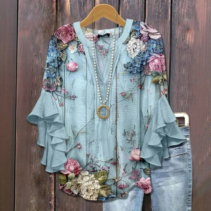 BELLA | ELEGANT FLORA  BLOUSE