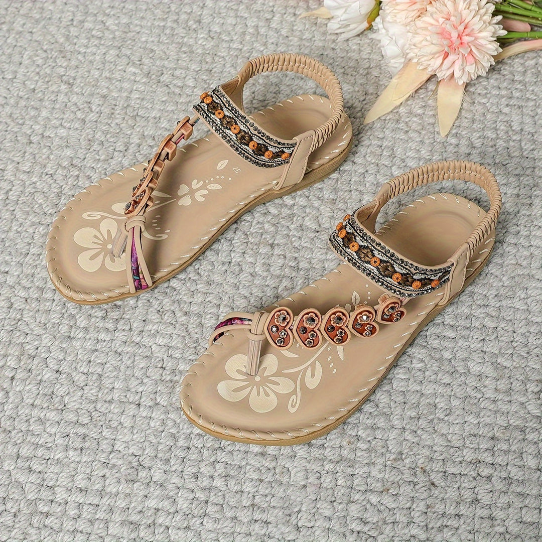 SILVIA | PIPER BEADED SANDALS