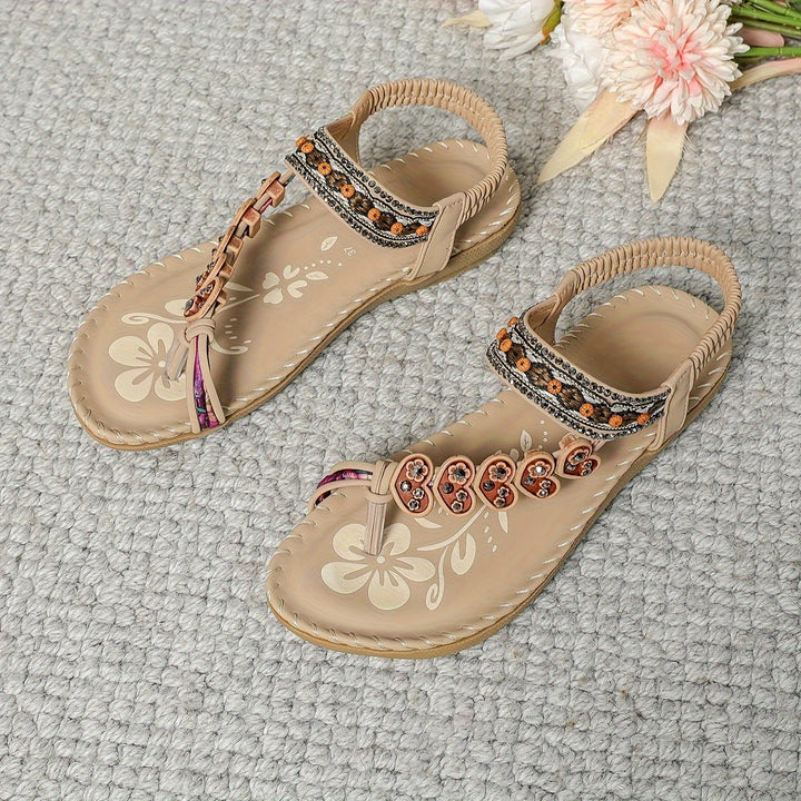SILVIA | PIPER BEADED SANDALS