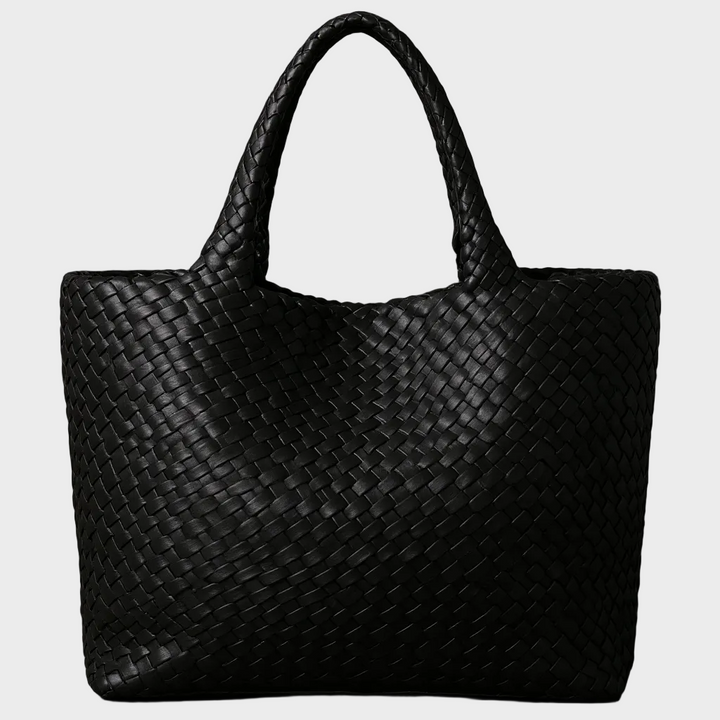 LANA | HANDWOVEN LEATHER TOTE BAG