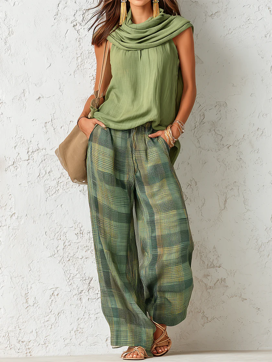 ESSENZA | BOHO WIDE-LEG TWO-PIECE SET