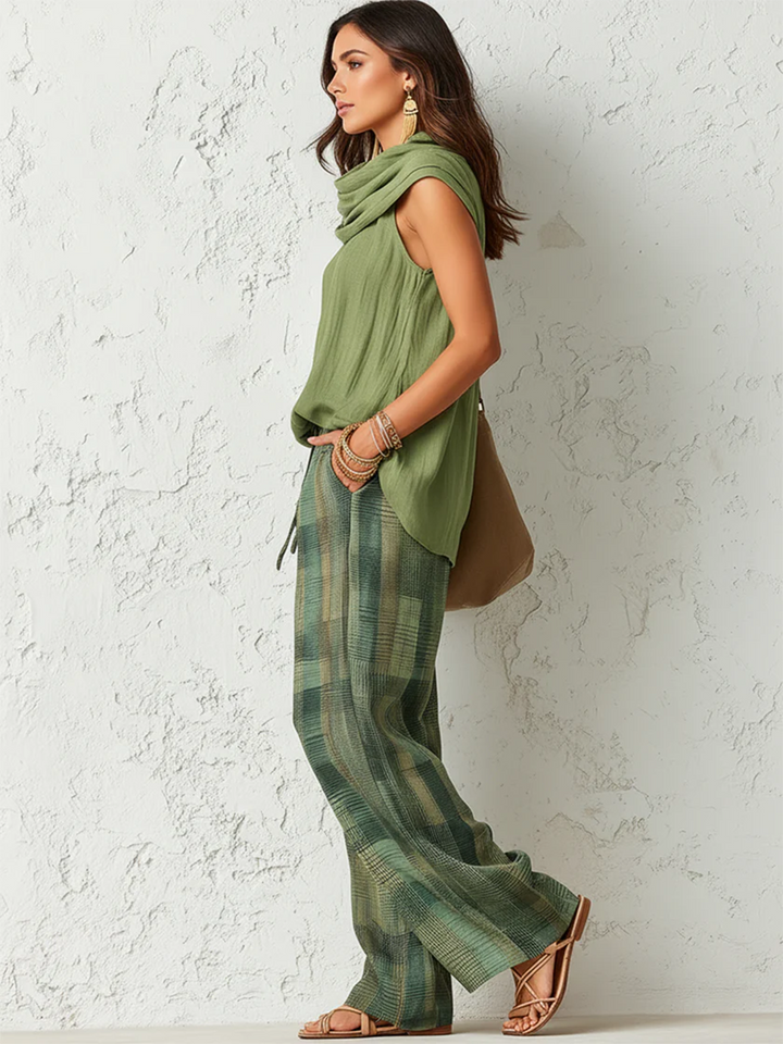 ESSENZA | BOHO WIDE-LEG TWO-PIECE SET